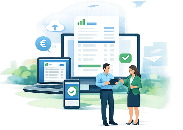 Digitale Rechnungen einfach mit E-Rechnung